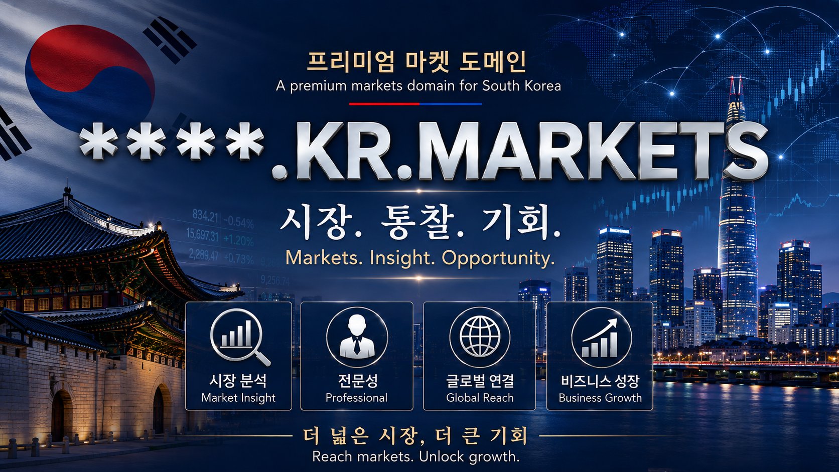 Promotional banner for kr.markets